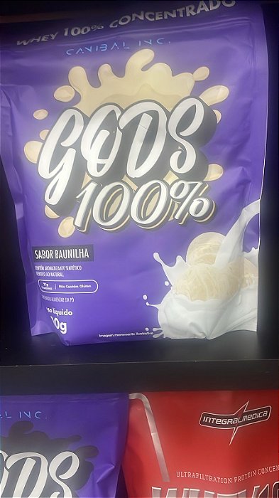GODS WHEY TASTY - BAUNILHA - 900G