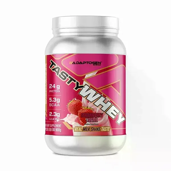 Tasty Whey 3w Adaptogen Morango 900g