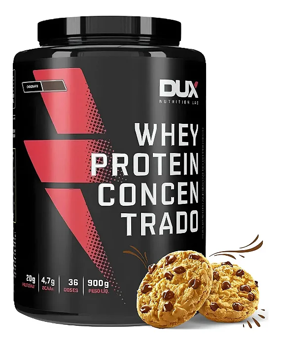 DUX Whey Protein Concentrado Sabor Cookies 900g