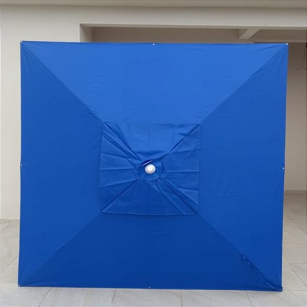 Quadrado 3,00x 3,00 Madeira - Azul