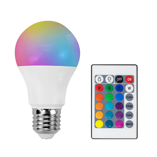 LÂMPADA COLOR A65 RGB SMART 12W BIVOLT WRGB LP 81454- OPUS - André