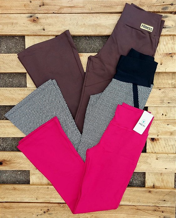 Calça Legging Flare