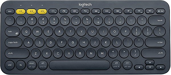 Teclado sem fio com conexão bluetooth