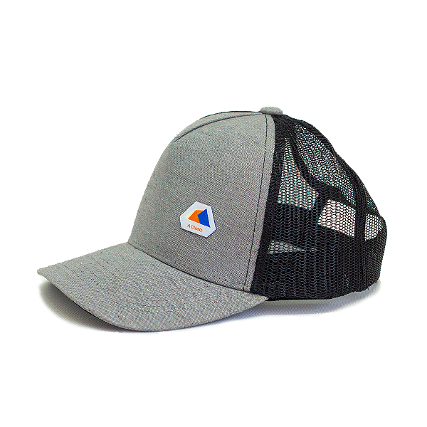 Boné Trucker Mescla - logo pequeno