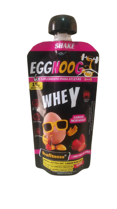 Eggnoog whey - Sabor Morango
