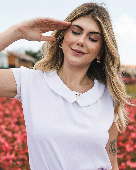 Camisa Flor de Algodão