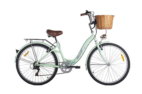 Bicicleta Mobele Alloy City 26 7V Verde