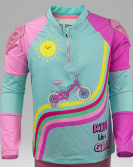 Camiseta de proteção Rebels Kids by Nathor - Arco-íris