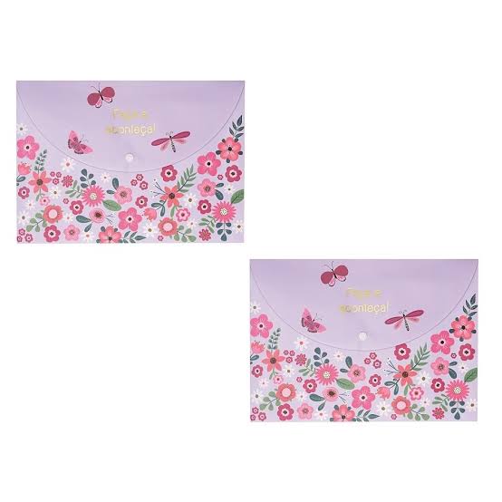 Pasta Envelope Borboletas Molin A4