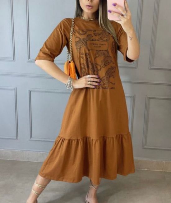 Vestido Midi Feminino Savana