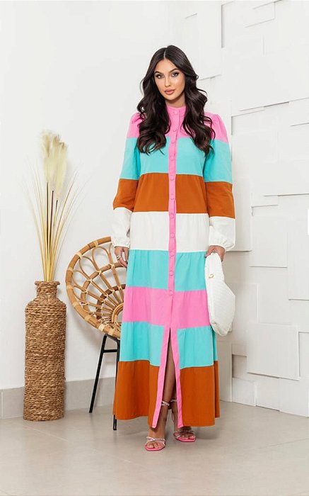 vestido logo color Marina