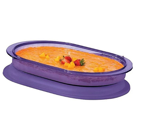 Tupperware Travessa Premier 2,3 litros Roxo
