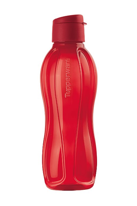 Eco Tupper Garrafa 1l vermelha