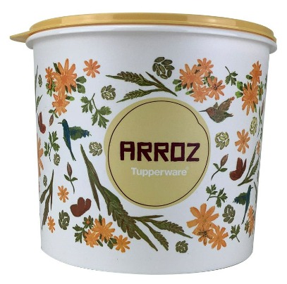 Tupperware Caixa Arroz Floral 5kg Plus