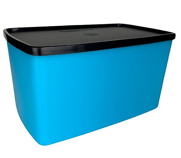 Tupperware Espaçosa 3 litros Azul e Preto
