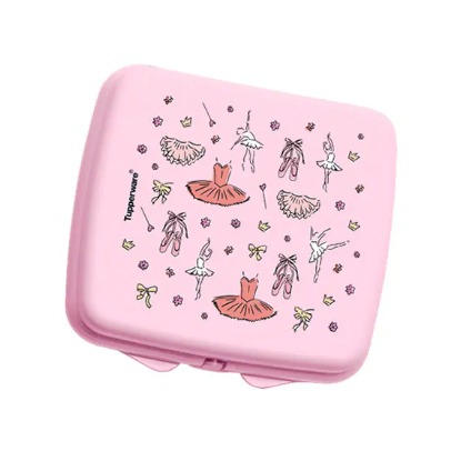 Tupperware Porta Sanduíche Quadrado Bailarina