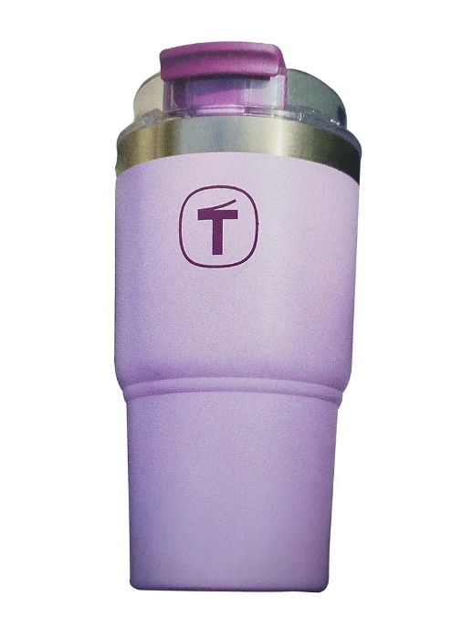 Copo Tupperware Térmico Big T com Canudo 630ml Sorbet