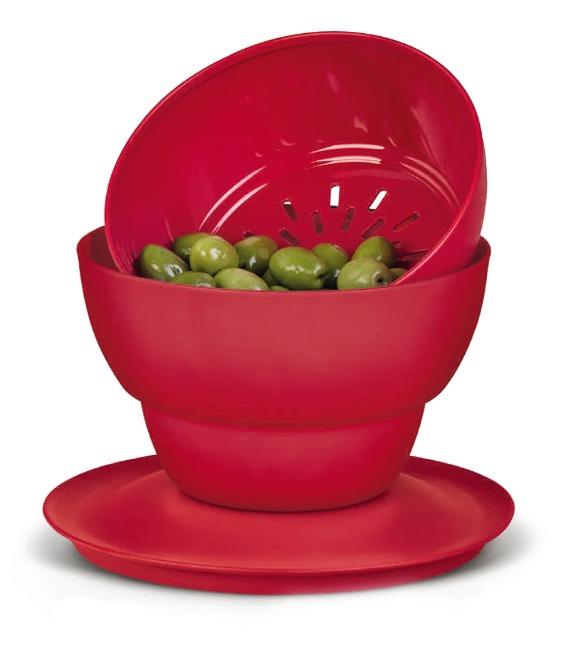 Tupperware Serve e Conserva Allegra 1 litro Vermelho