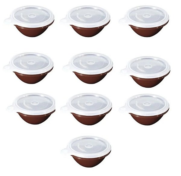 Tupperware Miniatura Tigela  Maravilhosa kit com 10 peças- cores diversas