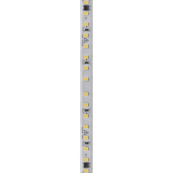 Fita de LED Direta 2835 7W/m IP65 PVC 9,5mm 220V 6.500K -50m