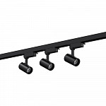 Kit Trilho Up Al + 3 Spots AL LED 15W BI-VOLT 6500K - Preto