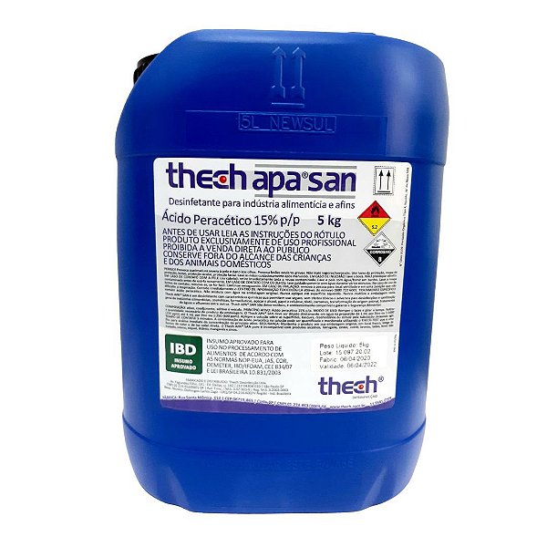Ácido Peracético 15% - Thech Apa-San
