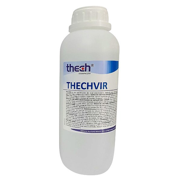 Desinfetante a base de Peróxido de Hidrogênio - Techvir