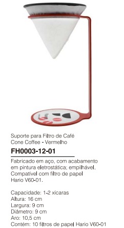 Cone Coffee Fhome VERMELHO Flavors