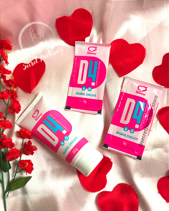 D4 Gel Lubrificante Beijável 60g
