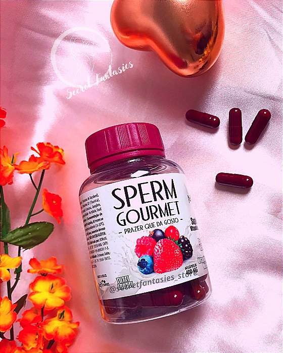 SPERM GOURMET ESTIMULANTE QUE ALTERA SABOR 60 CÁPSULAS HOT FLOWERS