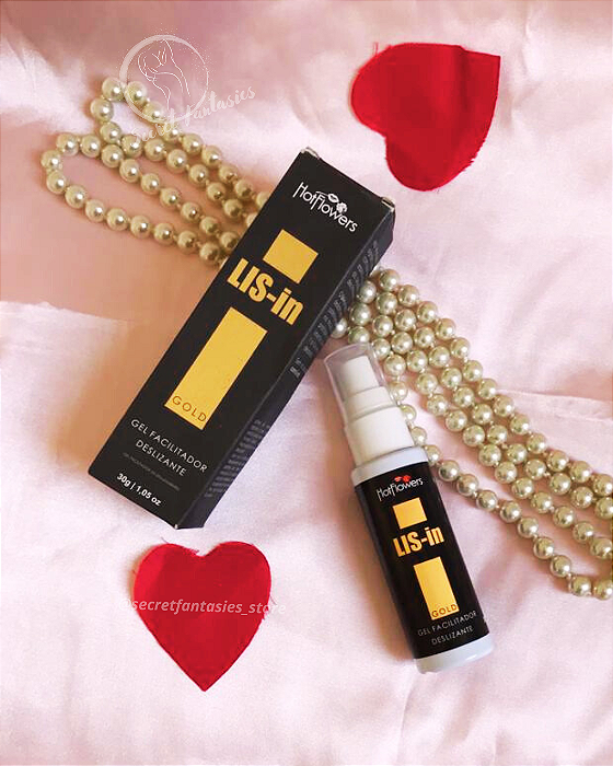 LIS-IN GOLD GEL ANAL FACILITADOR 30G HOT FLOWERS