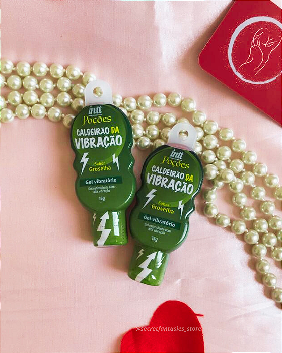 Caldeirão da Vibração Gel Vibrante Beijável 15g