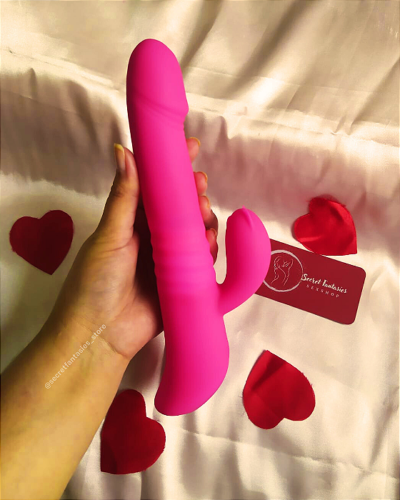 Vibrador Kalya Rabbit Vai e Vem 9 Modos de Vibrações - S-HANDE