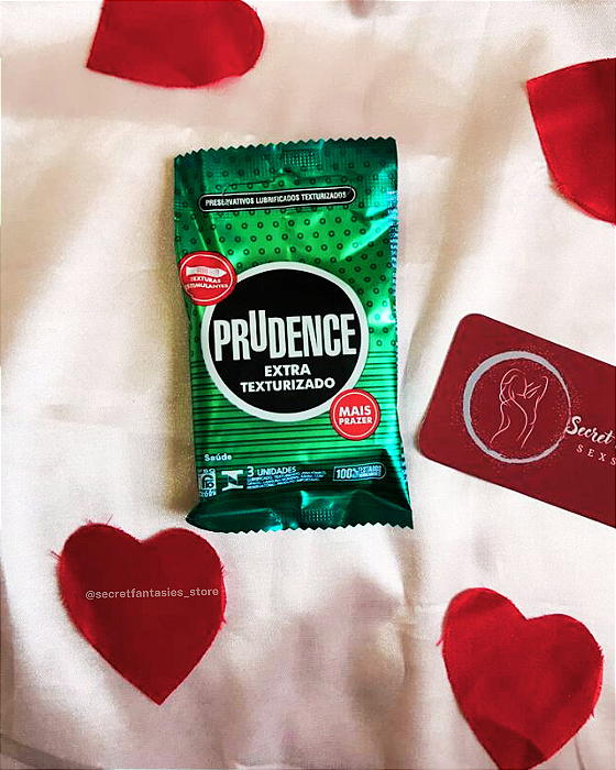 PRESERVATIVO EXTRA TEXTURIZADO COM 03 UNIDADES - PRUDENCE