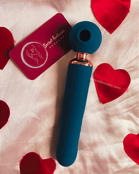 Vibrador Varinha Mágica Rony 3 em 1 Vai e Vem Multifunções