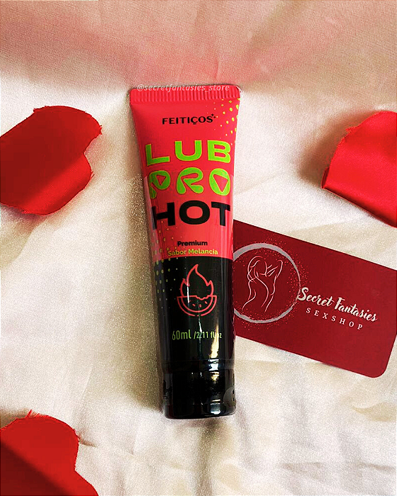 LUBPRO HOT MELANCIA LUBRIFICANTE PREMIUM 60ML FEITIÇOS