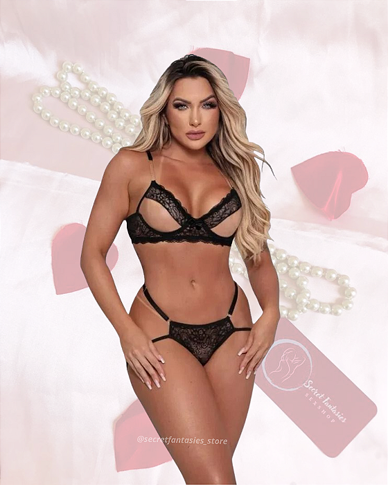 Conjunto Sensual Chiclete