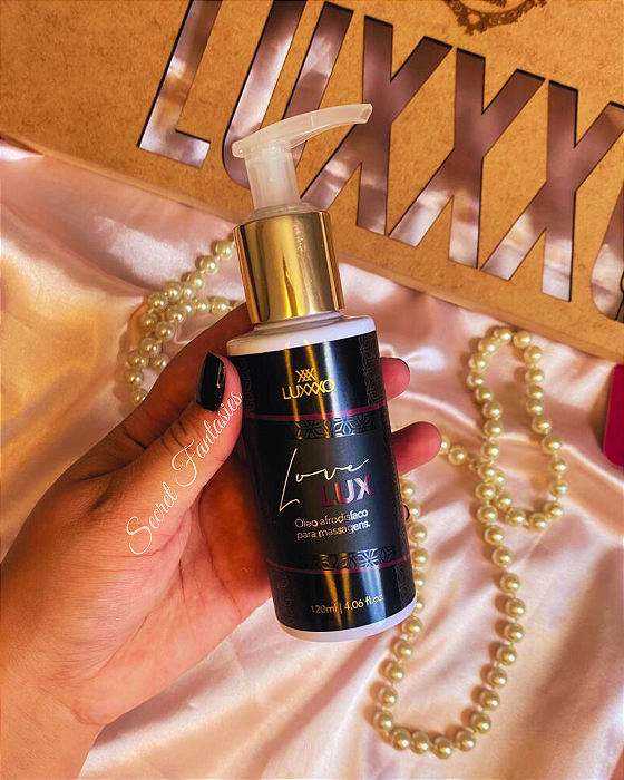 Óleo Afrodisíaco Love Lux - Massagem Afrodisíaca 120ml Luxxxo