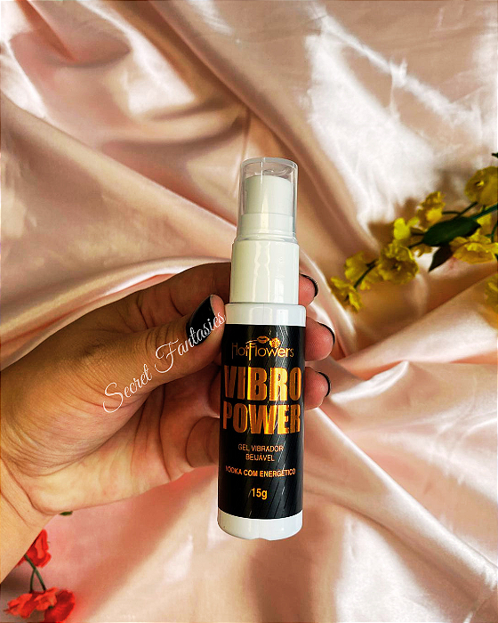 Vibro Power Gel Beijável Vibrador 15g