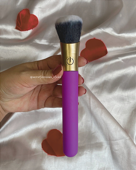 Vibrador Pincel 10 Vibrações Recarregável