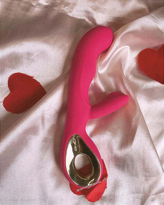 Vibrador Rabbit Slim com Alça Recarregável