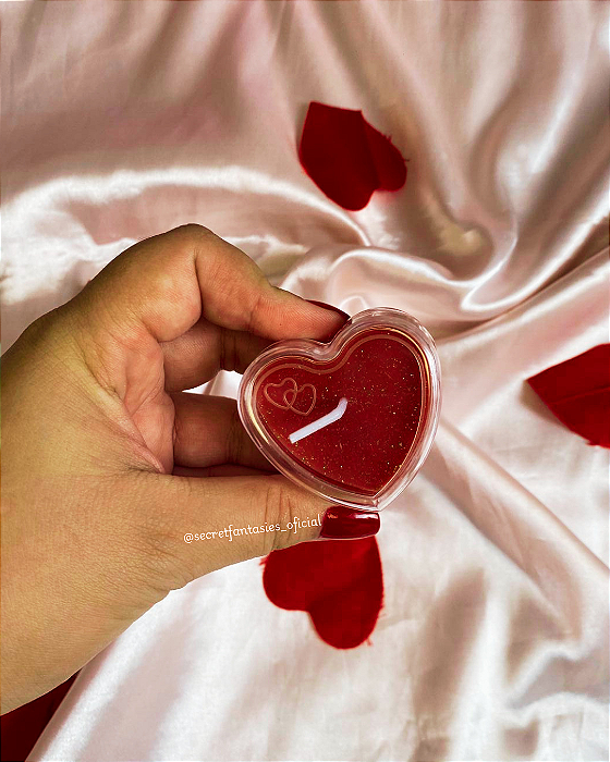 Fogo da Paixão Vela Beijável para Massagem com Glitter 20G