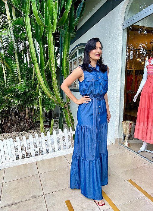 Vestido Maxi Chemise