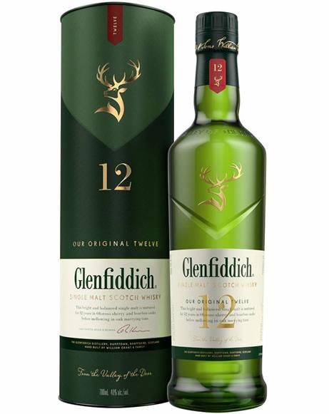 Whisky Glenfiddich 12 Anos 750ml Com Cartucho