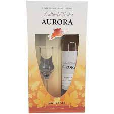 kit Vinho Aurora Colheita Tardia 500ml + Taça