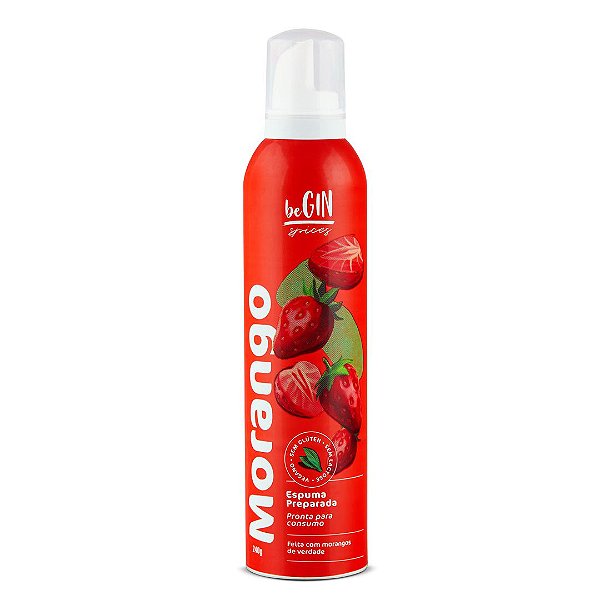 Espuma de Morango Para Drinks 240g