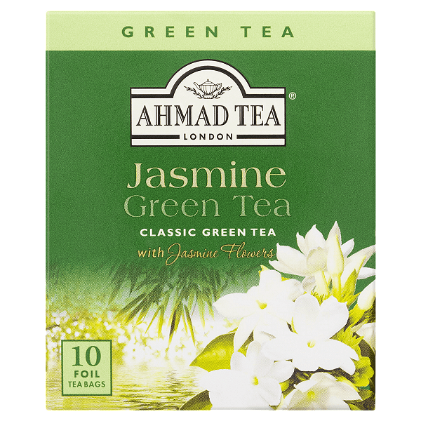 Chá Verde Jasmine Romance Ahmad Tea London Caixa 20g 10 Unidades