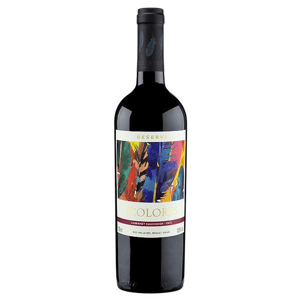 Vinho 7 Colores Reserva Cabernet Sauvignon País Tto 750ml
