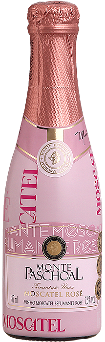 Espumante Monte Paschoal Moscatel Rose 187ml ( baby)
