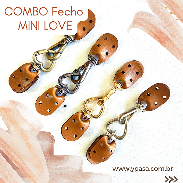 COMBO -  (4) FECHOS MINI LOVE